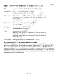 DS3134DK Datasheet Page 13
