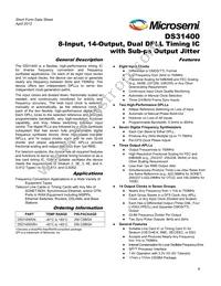 DS31400GN Datasheet Cover