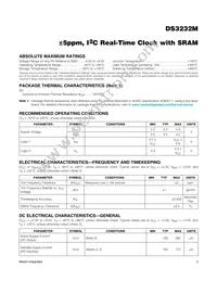 DS3232MZ/V+T Datasheet Page 2