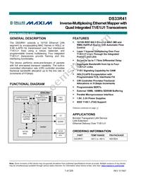 DS33R41 Datasheet Cover