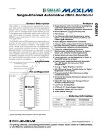 DS3881E+T&R/C Datasheet Cover