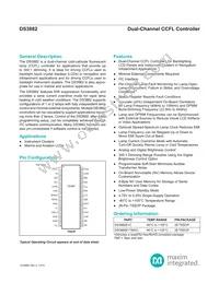 DS3882E+C Datasheet Cover