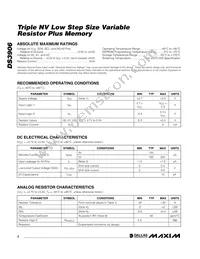 DS3906U+T&R Datasheet Page 2