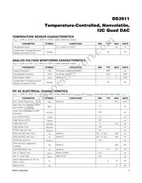DS3911T+T Datasheet Page 3