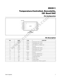 DS3911T+T Datasheet Page 7