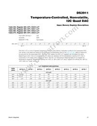 DS3911T+T Datasheet Page 21