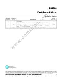 DS3920T-001+T Datasheet Page 7