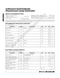 DS3984T+ Datasheet Page 2