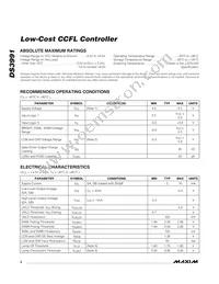 DS3991Z+T&R/PPV Datasheet Page 2