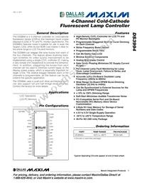 DS3994Z+ Datasheet Cover