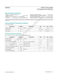 DS4520E+TRL Datasheet Page 2