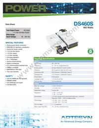 DS460S-3 Datasheet Cover