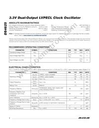 DS4625P+100/150 Datasheet Page 2