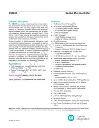 DS4830T+T Datasheet Cover