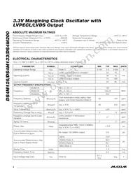 DS4M125D+33 Datasheet Page 2