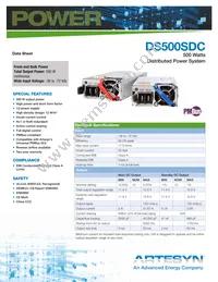 DS500SDC-3-001 Datasheet Cover