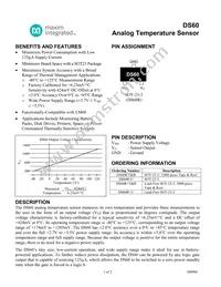 DS60X/T&R Datasheet Cover
