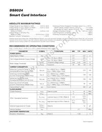 DS8024-RJX/V+ Datasheet Page 2