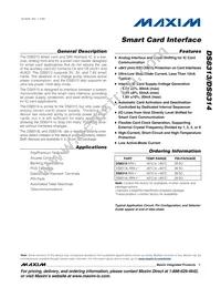 DS8313-RJX+ Datasheet Cover