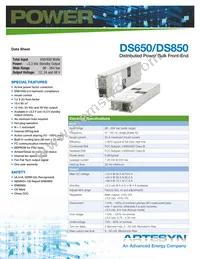 DS850-3-002 Datasheet Cover