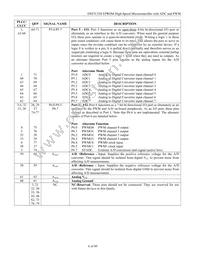 DS87C550-QCL+ Datasheet Page 6
