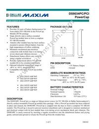 DS9034PCI Datasheet Cover