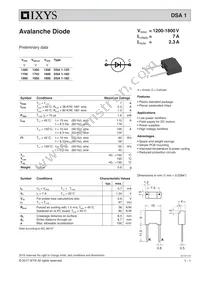 DSA1-16D Datasheet Cover