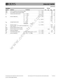 DSA10C150PB Datasheet Page 2