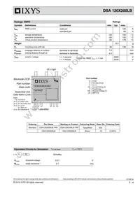 DSA120X200LB-TUB Datasheet Page 3