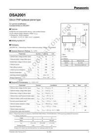 DSA200100L Datasheet Cover