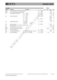 DSA20C150PB Datasheet Page 2