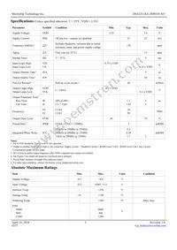 DSA2311KI1-R0016VAO Datasheet Page 3