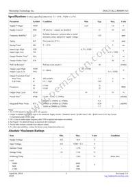 DSA2311KL2-R0009VAO Datasheet Page 3