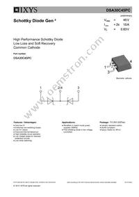 DSA30C45PC-TRL Datasheet Cover