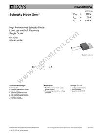 DSA30I100PA Datasheet Cover