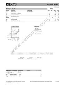 DSA60C45HB Datasheet Page 3