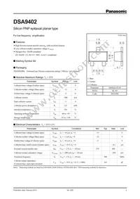 DSA940200L Datasheet Cover