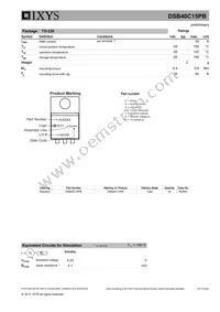 DSB40C15PB Datasheet Page 3