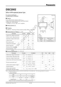 DSC2002R0L Datasheet Cover