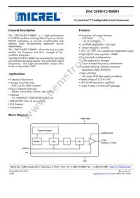 DSC2010FE2-B0003T Datasheet Cover