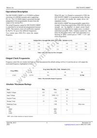 DSC2010FE2-B0007T Datasheet Page 3