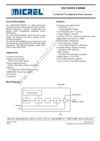 DSC2010FE2-B0008T Datasheet Cover