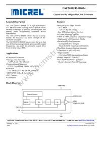 DSC2010FI2-B0004T Datasheet Cover