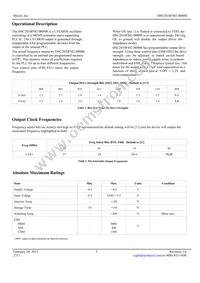 DSC2010FM2-B0006T Datasheet Page 3