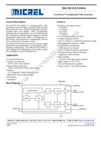 DSC2011FE2-F0016T Datasheet Cover