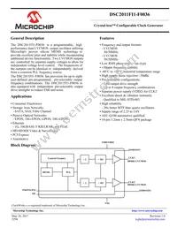 DSC2011FI1-F0036T Datasheet Cover