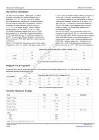 DSC2011FI1-F0043 Datasheet Page 3