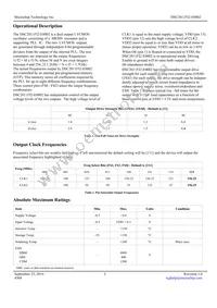 DSC2011FI2-E0002T Datasheet Page 3