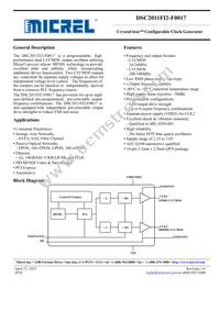 DSC2011FI2-F0017T Datasheet Cover
