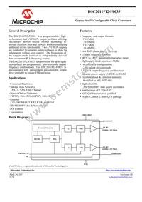 DSC2011FI2-F0035T Datasheet Cover
